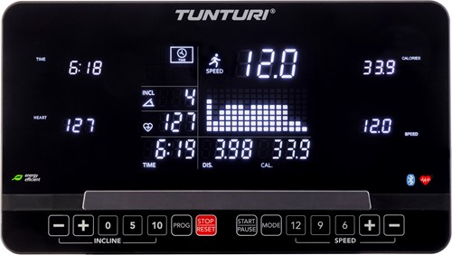 Tunturi Platinum TR20 Loopband - console