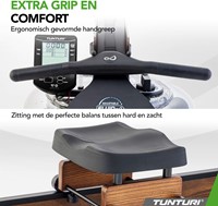 Tunturi Signature R90W Roeitrainer - Grip en comfort
