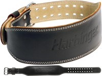 Harbinger 4 Inch Padded Leather Belt - L