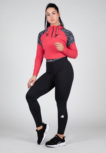 Gorilla Wear Zion Cropped Hoodie - Rood - foto 2