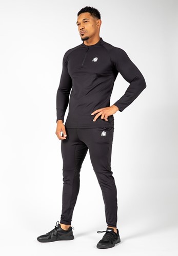 Gorilla Wear Hamilton Hybrid Long Sleeve - Zwart-3