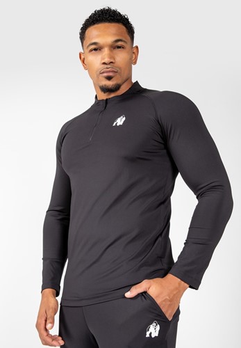 Gorilla Wear Hybrid Long Sleeve - Zwart