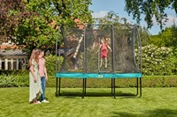 Salta Comfort Edition Trampoline met Veiligheidsnet - 153 x 214 cm - Groen