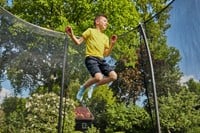 Salta Comfort Edition Trampoline met Veiligheidsnet - 153 x 214 cm - Groen