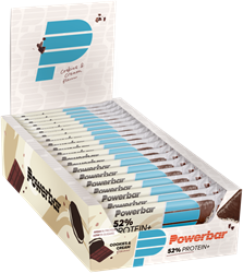Powerbar 52% Protein+ Bar - 20 x 50 gr - Cookies & Cream