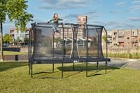 Salta Premium Edition Trampoline met Veiligheidsnet - Zwart - 214 x 305 cm