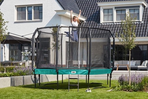 Salta First Class Trampoline met Veiligheidsnet - 251 cm - Groen