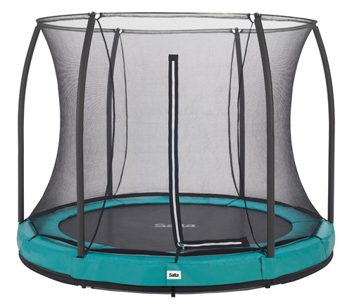 Salta Comfort Edition Ground Trampoline met Veiligheidsnet - 251 cm - Groen-2