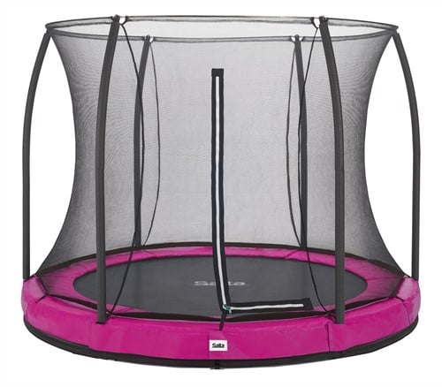 Salta Comfort Edition Ground Trampoline met Veiligheidsnet - 213 cm - Roze-2