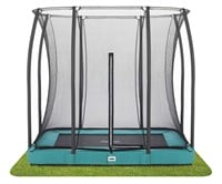 Salta Comfort Edition Ground Trampoline met Veiligheidsnet - 153 x 214 cm - Groen