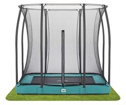 Salta Comfort Edition Ground Trampoline met Veiligheidsnet - 153 x 214 cm - Groen