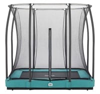 Salta Comfort Edition Ground Trampoline met Veiligheidsnet - 153 x 214 cm - Groen-2