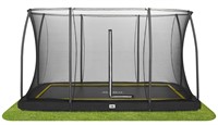 Salta Comfort Edition Ground Trampoline met Veiligheidsnet - 366 x 244 cm - Zwart