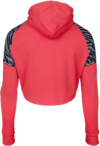 Gorilla Wear Zion Cropped Hoodie - Rood - foto 5
