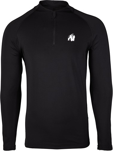 Gorilla Wear Hybrid Long Sleeve - Zwart