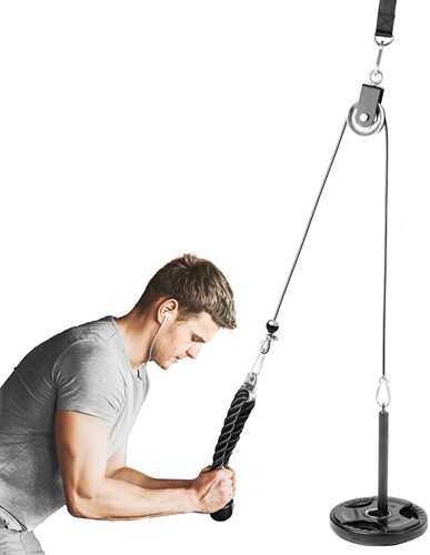 Gymstick Cable Pulley Systeem - incl. tricep touw-2