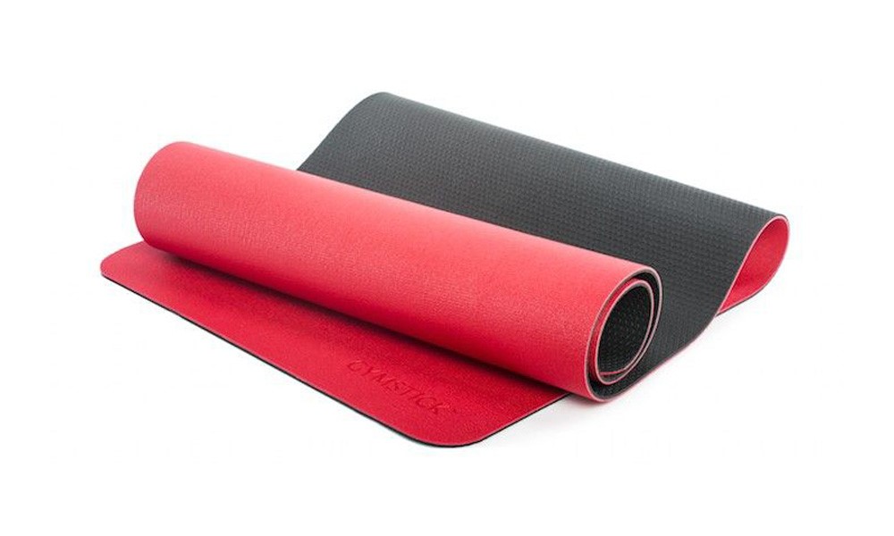 Gymstick Pro Yoga Mat - Met Online Trainingsvideos - Red/Black met grote korting