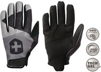 Harbinger Men's Shield Protect Fitness Handschoenen - Zwart/Grijs - S