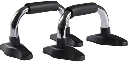 VirtuFit Opdruksteunen Pro - Push Up bars - Chroom