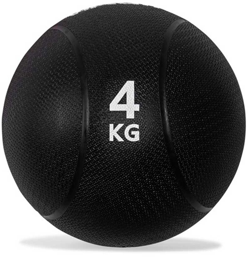 VirtuFit Pro - Ball 4 kg - Rubber - Zwart | Fitwinkel.nl