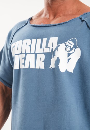 Gorilla Wear Classic Work Out Top - Coronet blauw - logo