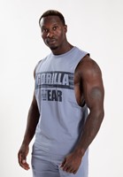 Gorilla Wear Lopez Drop Armhole Tank Top - Stonewash Blauw - S
