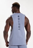Gorilla Wear Lopez Drop Armhole Tank Top - Stonewash Blauw-2
