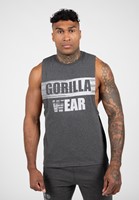 Gorilla Wear Lopez Drop Armhole Tank Top - Donkergrijs - 2XL