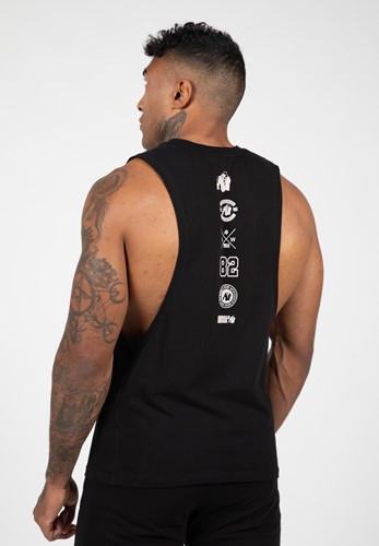 Gorilla Wear Lopez Drop Armhole Tank Top - Zwart-2