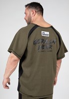 Gorilla Wear Augustine Old School Work Out Top - Legergroen-2