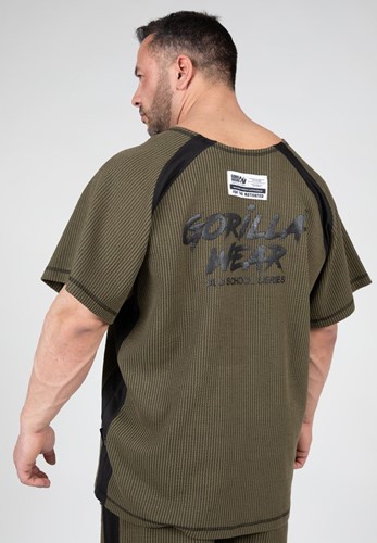 Gorilla Wear Augustine Old School Work Out Top - Legergroen-2