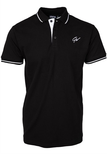 Gorilla Wear Delano Polo - Zwart/Wit - 1