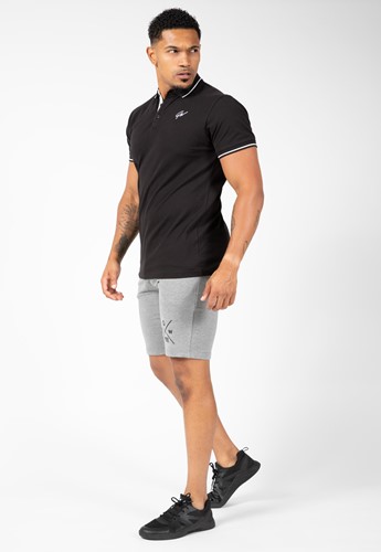 Gorilla Wear Delano Polo - Zwart/Wit-3