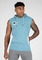 Gorilla Wear Oswego Mouwloos T-shirt met Capuchon - Blauw - XL