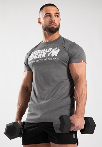 Gorilla Wear Classic Training T-shirt - Grijs Gemêleerd