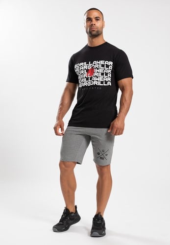Gorilla Wear Bradley T-shirt - Zwart-3