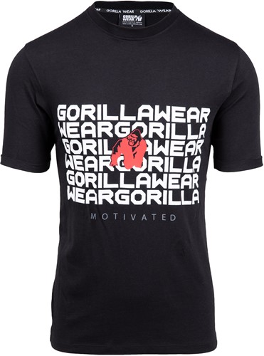 Gorilla Wear Bradley T-shirt - Zwart