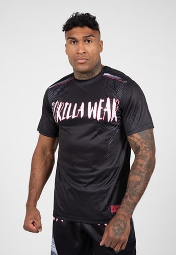 Gorilla Wear Clayton T-shirt - Zwart/Rood
