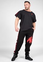 Gorilla Wear Buffalo Old School Trainingsbroek - Zwart/Rood-2