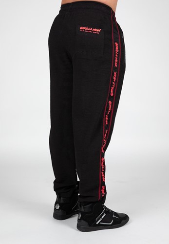Gorilla Wear Buffalo Old School Trainingsbroek - Zwart/Rood-3