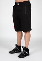 Gorilla Wear Augustine Old School Shorts - Zwart/Rood - S/M