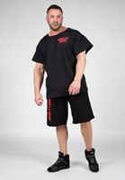 Gorilla Wear Augustine Old School Shorts - Zwart/Rood-3