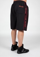 Gorilla Wear Buffalo Old School Workout Shorts - Zwart/Rood-3
