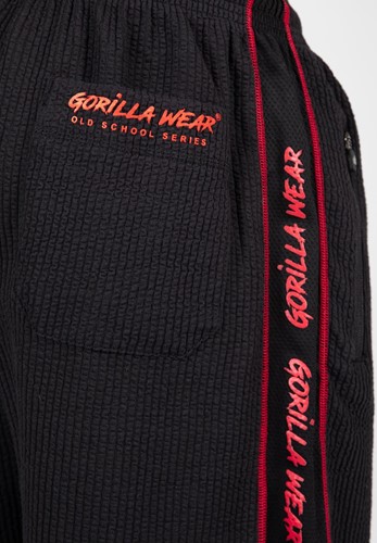 buffalo-old-school-workout-shorts-black-red