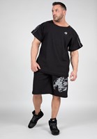 Gorilla Wear Buffalo Old School Workout Shorts - Zwart/Grijs-2