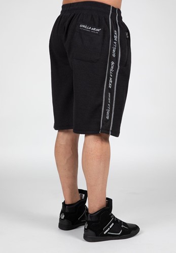 Gorilla Wear Buffalo Old School Workout Shorts - Zwart/Grijs-3