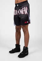 Gorilla Wear Clayton Boxing Shorts - Zwart/Rood - XL