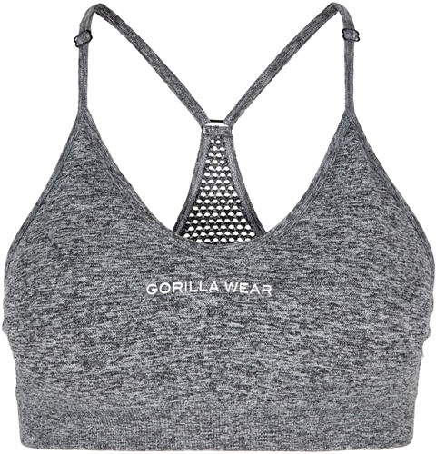 Gorilla Wear Quincy Seamless Sportbeha - Grijs