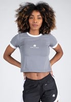 Gorilla Wear New Orleans Cropped T-Shirt - Grijs - XS