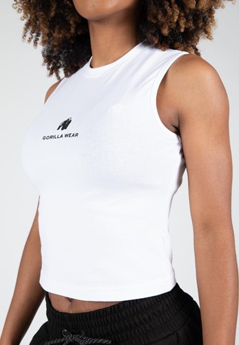 Livonia Crop Top Wit